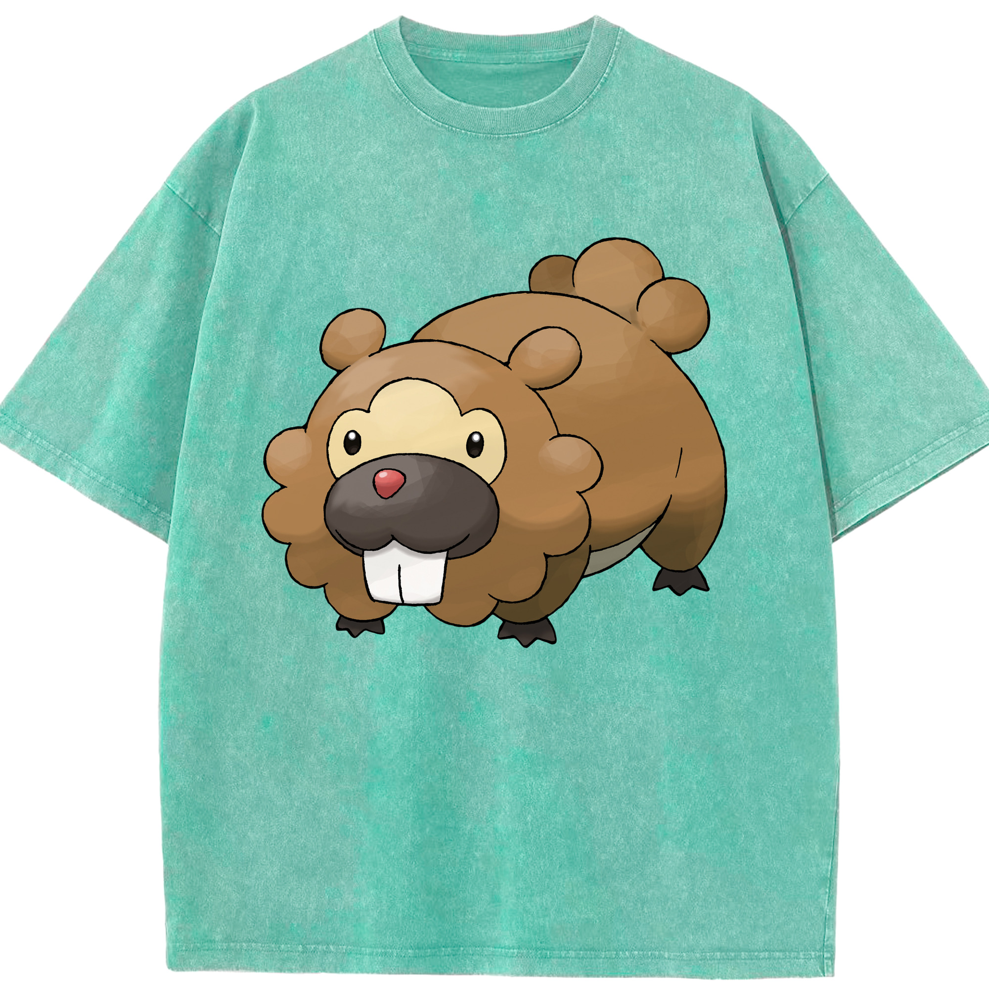 （画像用） ポケットモンスター Pokémon 綿100% ヴィンテージ風 半袖Tシャツ（フロントプリント）
